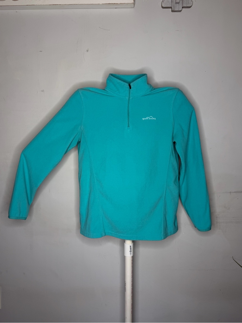 Spyder Kids Teal Quarter-Zip Fleece Pullover